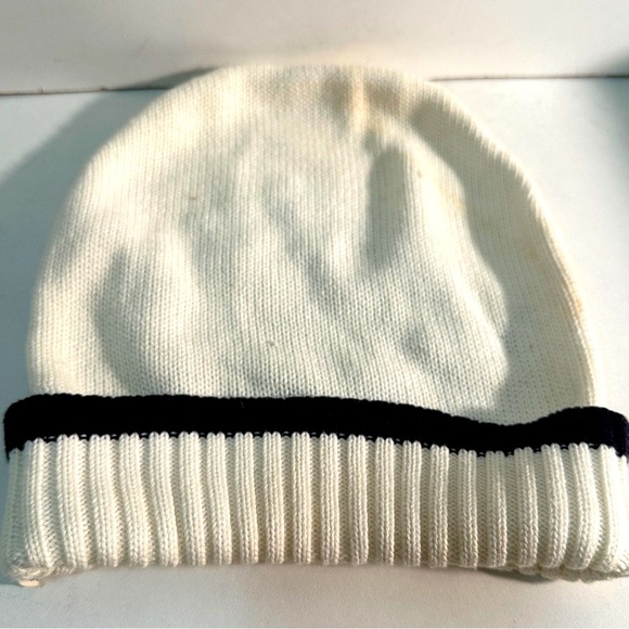 Yuga Cream and Black Knit Beanie - Picture 5 of 7